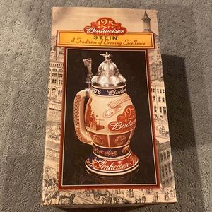 125 anniversary Stein a tradition of brewing excellence Budweiser nib